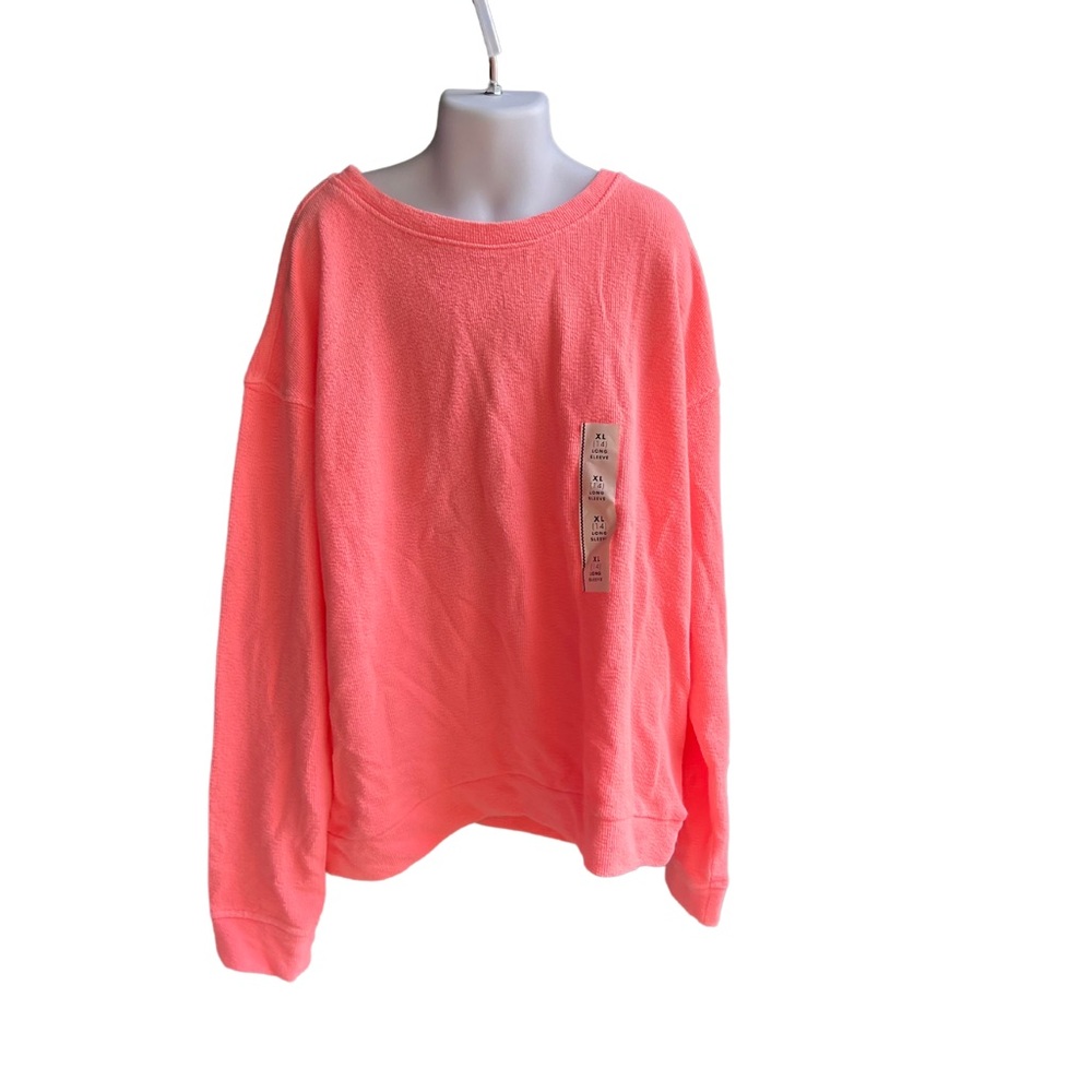 New Cat & Jack Orange Long Sleeve Shirt